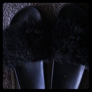 Fur Sandles